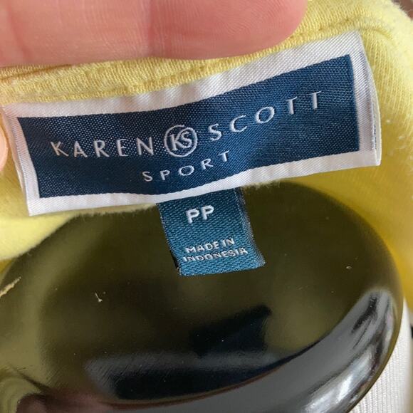 Karen Scott Striped Lightweight Sweater, Size PP - Picture 7 of 8